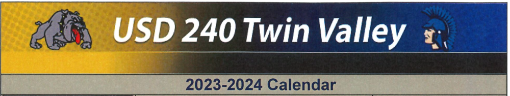 USD 240 Twin Valley 2023-2023 Calendar